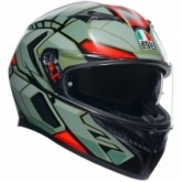 Шлем AGV K3 Decept Black/Green/Red