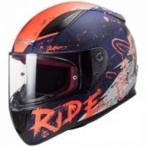 Шлем LS2 FF353 Rapid Naughty Blue/Orange