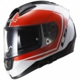 Шлем LS2 FF397 Vector FT2 Wake White/Black/Red