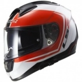 Шлем LS2 FF397 Vector FT2 Wake White/Black/Red