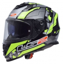 Шлем LS2 FF800 Storm II Cyborg Grey/Yellow