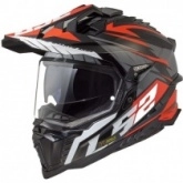 Шлем LS2 MX701 Explorer Spire Black/Titan/Red