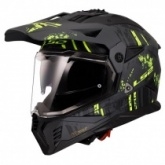 Шлем LS2 MX702 Pioneer II Crazy Black/Yellow