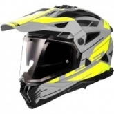 Шлем LS2 MX702 Pioneer II Namib Grey/Yellow