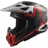Шлем LS2 MX703 C X-Force Victory Red/White
