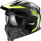 Шлем LS2 OF606 Drifter Triality Black/Yellow