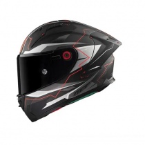 Шлем MT KRE+ Carbon Kraker C5 Black/Red