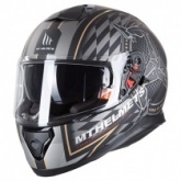 Шлем MT Thunder 3 SV Isle of man Black/Silver