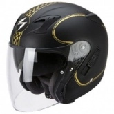 Шлем Scorpion Exo-220 Bixby Black/Gold