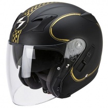Шлем Scorpion Exo-220 Bixby Black/Gold