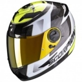 Шлем Scorpion Exo-490 Tour White/Yellow