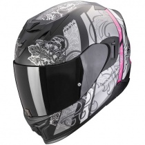Шлем Scorpion EXO-520 Evo Air Fasta Black/Silver/Pink