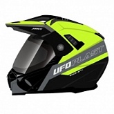 Шлем UFO Aries Black/Grey/Yellow