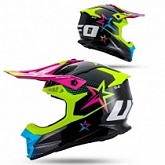 Шлем UFO Intrepid Black/Gold/Pink