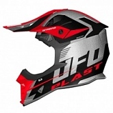 Шлем UFO Intrepid Black/Silver/Red
