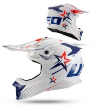 Шлем UFO Intrepid White/Red