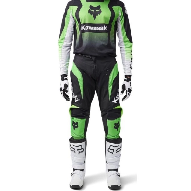 Мотоштани FOX 180 Kawasaki Green