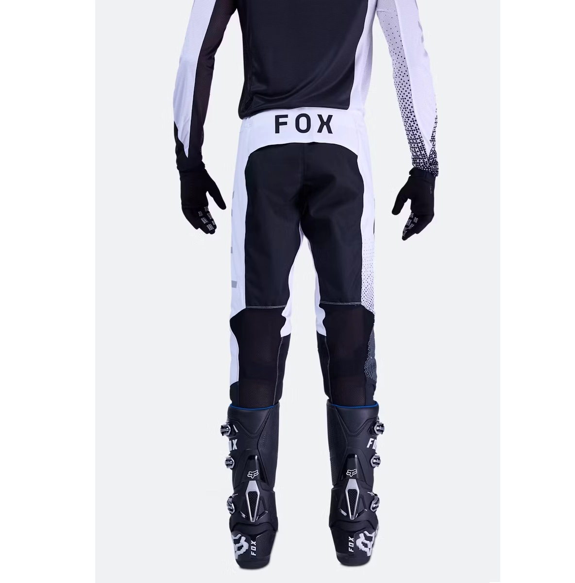 Мотоштани FOX Flexair Fracture White/Black