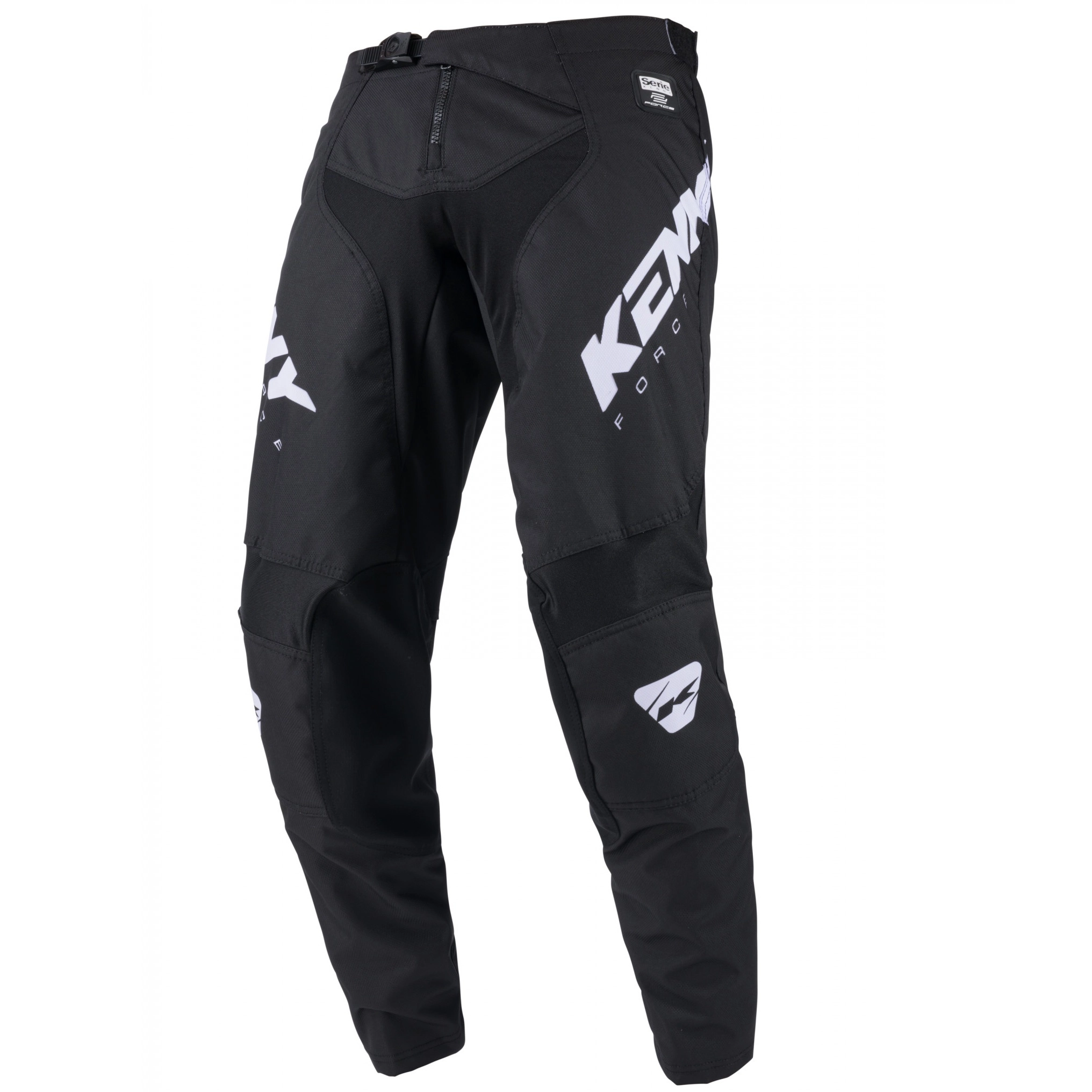 Мотоштани Kenny Racing Force Solid Black/White