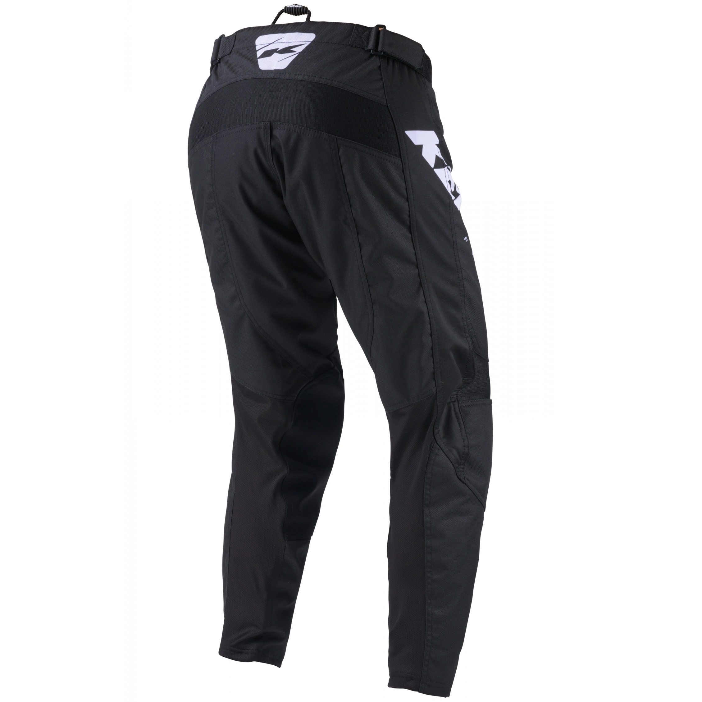 Мотоштани Kenny Racing Force Solid Black/White