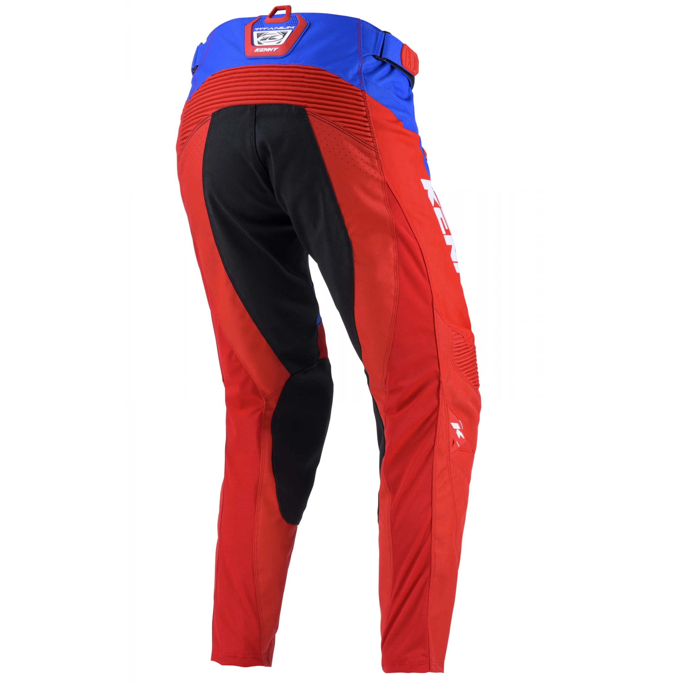 Мотоштани Kenny Racing Titanium Red/Blue/White