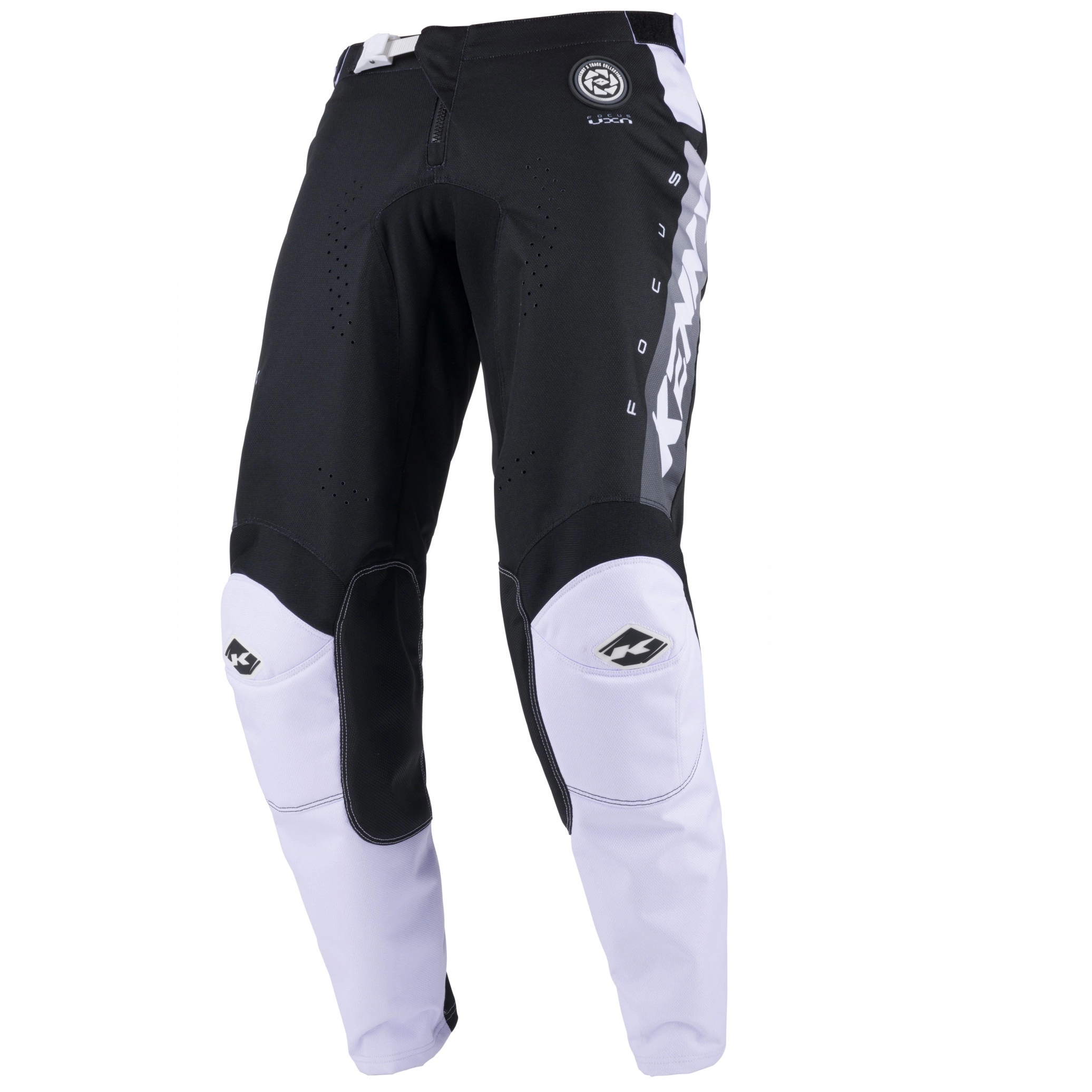 Мотоштани Kenny Racing Track Focus Black/White/Grey