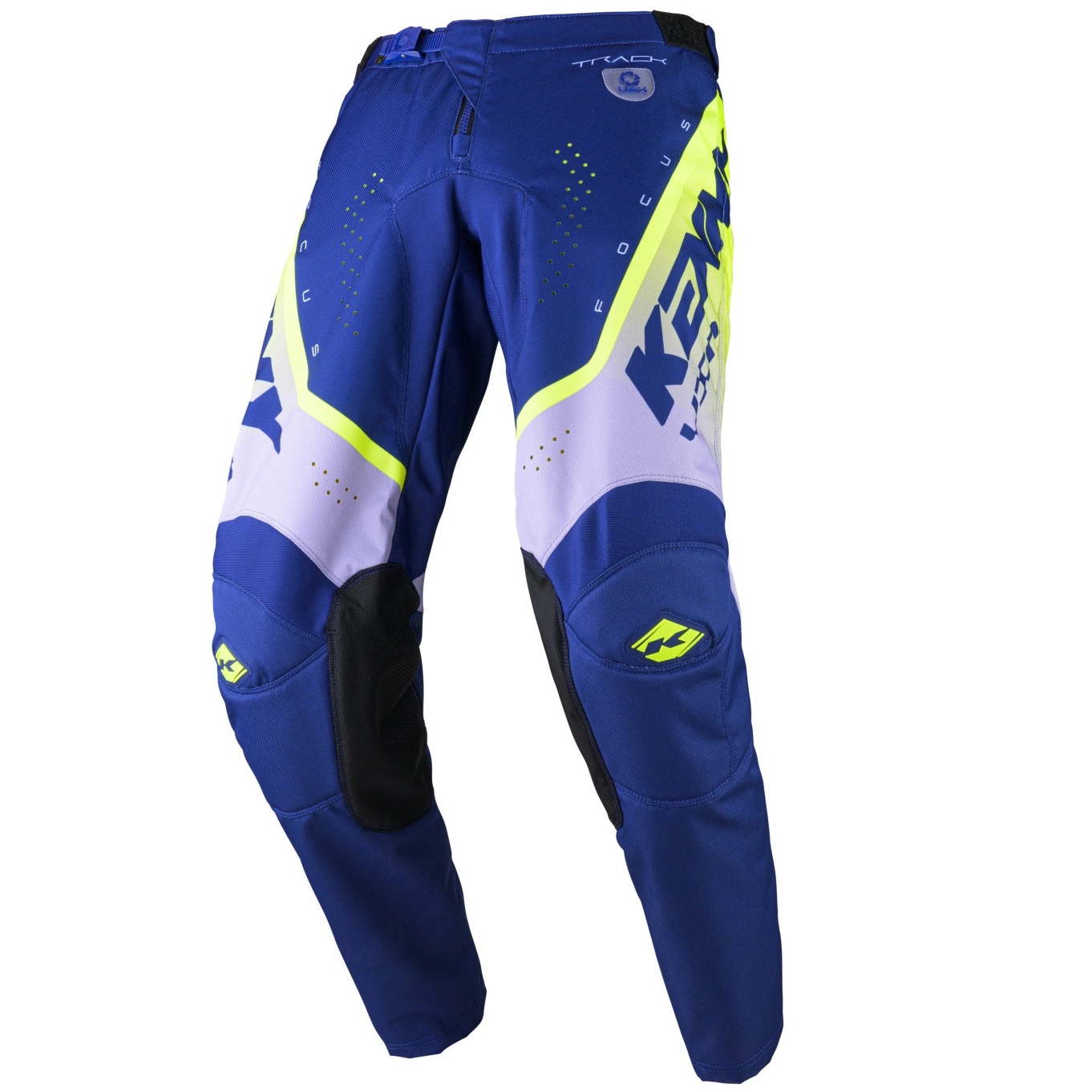 Мотоштани Kenny Racing Track Focus Blue/Grey/Yellow