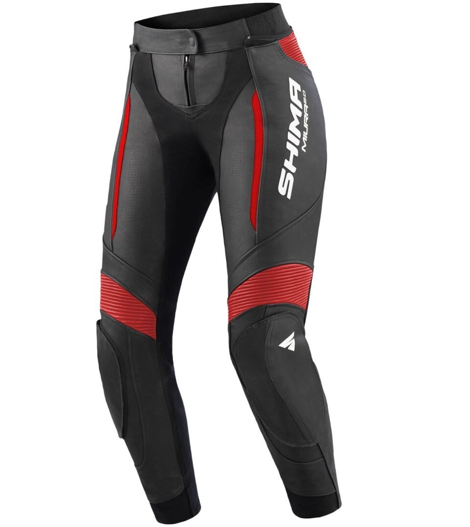 Мотоштани Shima Miura 2.0 Black/Red
