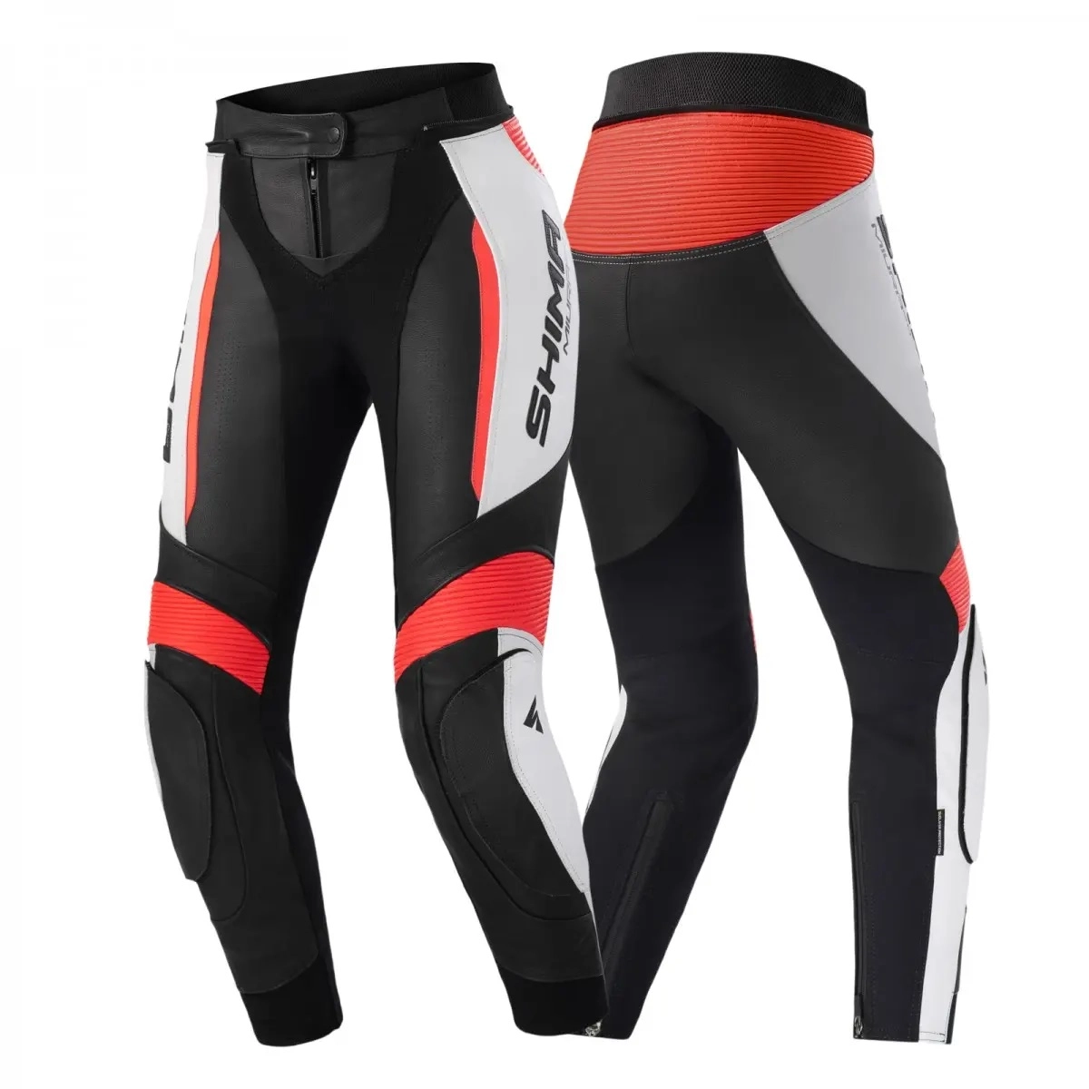 Мотоштани Shima Miura 2.0 Black/White/Red