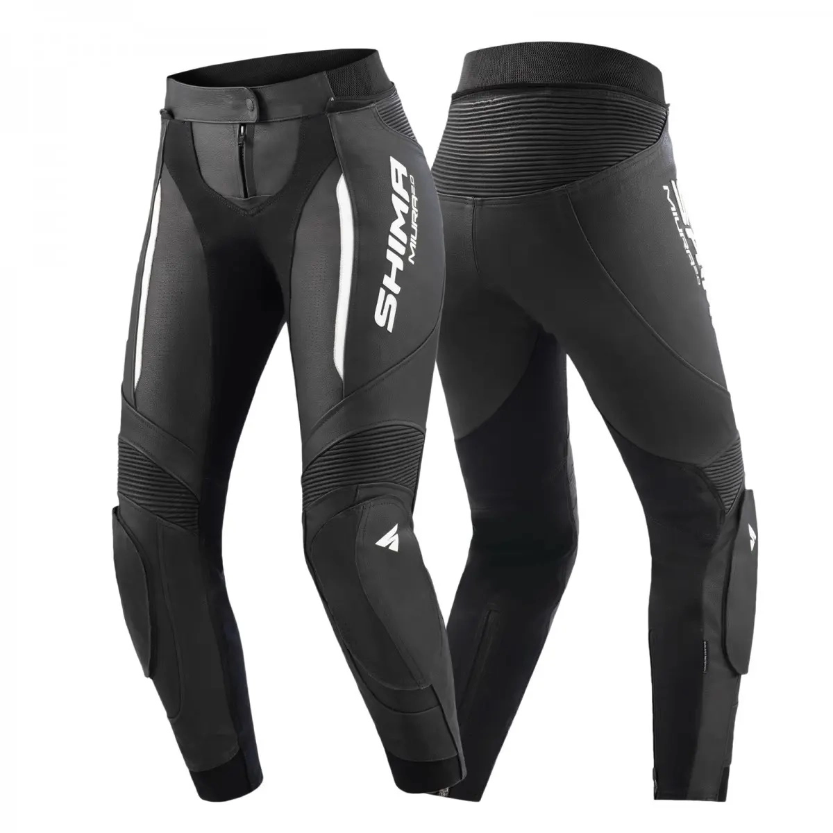 Мотоштани Shima Miura 2.0 Black/White