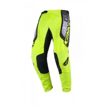 Мотоштаны Kenny Racing Force Pixel White/Yellow