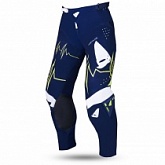 Мотоштаны UFO Adrenaline Slim Blue/White/Yellow