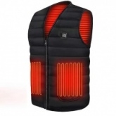 Жилет с подогревом от Powerbank Motorace Winter Warm 9 Areas Heated Black