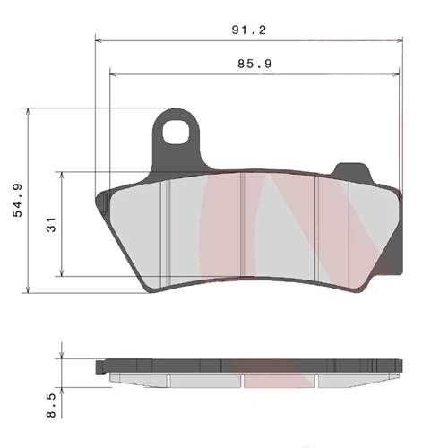 Колодки гальмівні Brembo 07BB4180