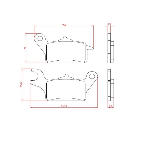 Колодки тормозные Brenta BR3181