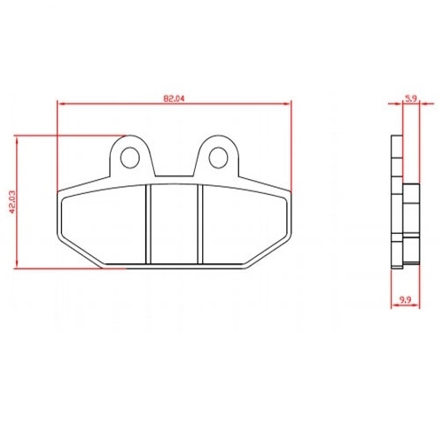 Колодки гальмівні Brenta BR3226 