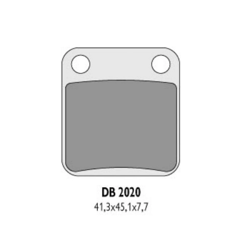 Колодки тормозные Delta DB2020OR-D