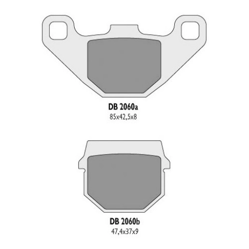 Колодки гальмівні Delta DB2060OR-D