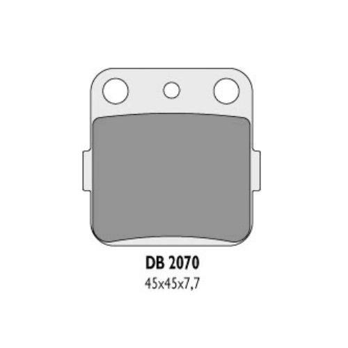 Колодки тормозные Delta DB2070OR-D