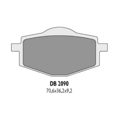 Колодки гальмівні Delta DB2090OR-D