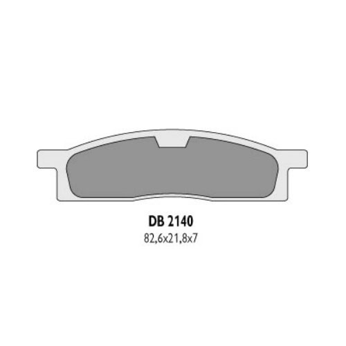 Колодки гальмівні Delta DB2140OR-D