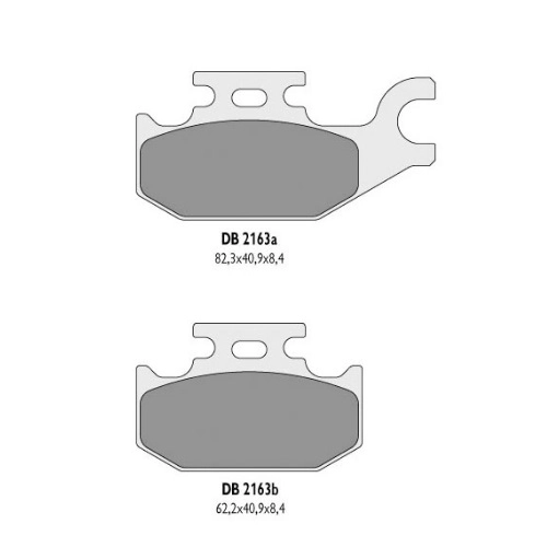 Колодки гальмівні Delta DB2163OR-D