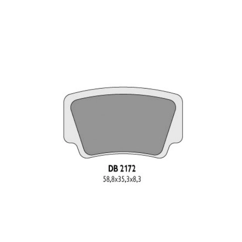 Колодки гальмівні Delta DB2172OR-D