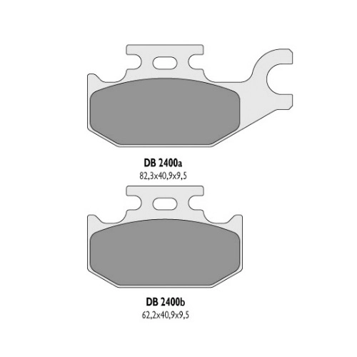 Колодки гальмівні Delta DB2400OR-D