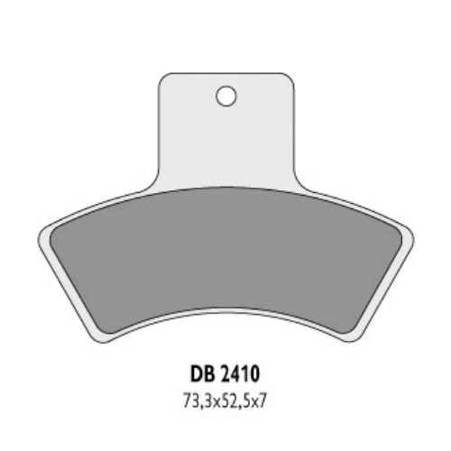 Колодки гальмівні Delta DB2410OR-D