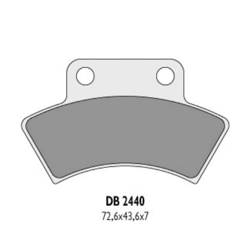 Колодки гальмівні Delta DB2440OR-D