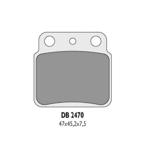 Колодки гальмівні Delta DB2470OR-D