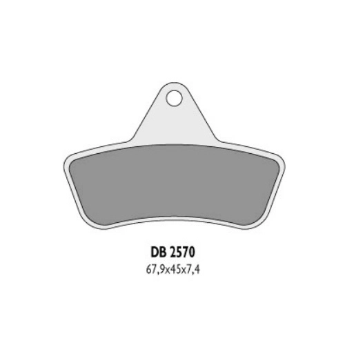 Колодки гальмівні Delta DB2570OR-D