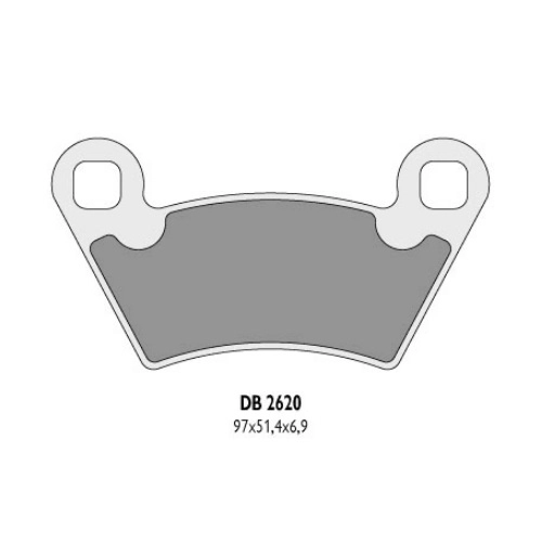 Колодки гальмівні Delta DB2620OR-D