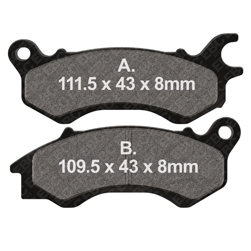 Колодки тормозные EBC SFA709HH